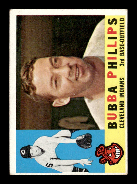 1960 Topps #243 Bubba Phillips - Cleveland Indians VGEX