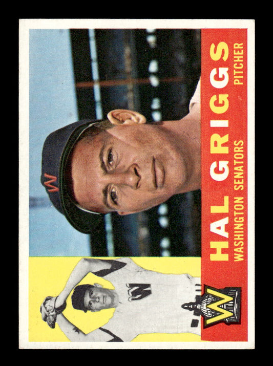 1960 Topps #244 Hal Griggs - Washington Senators EX