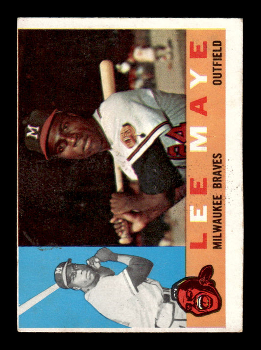 1960 Topps #246 Lee Maye - Milwaukee Braves RC VG