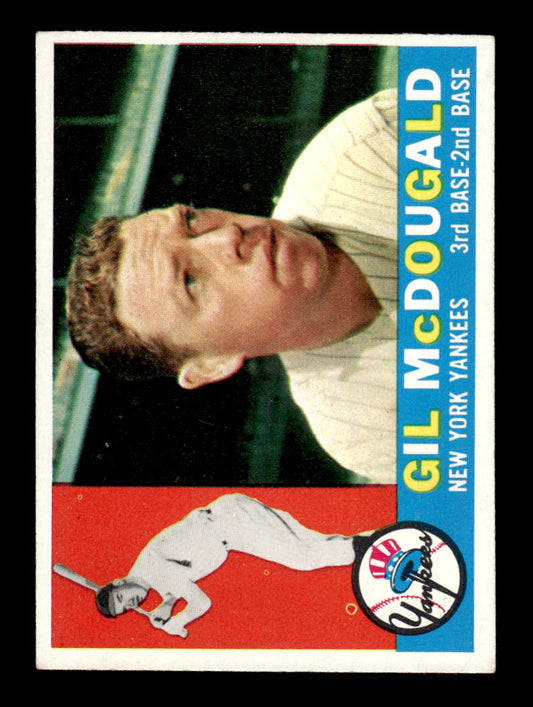 1960 Topps #247 Gil McDougald - New York Yankees EX