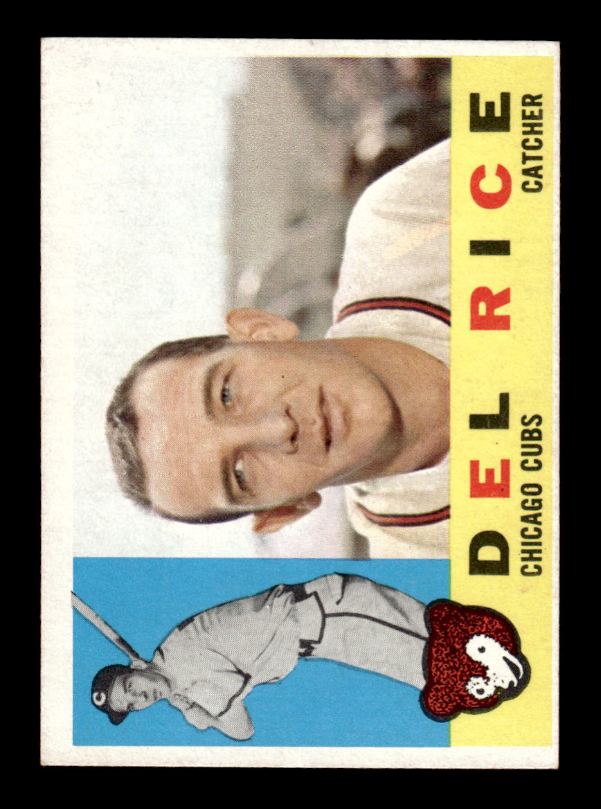 1960 Topps #248 Del Rice - Chicago Cubs EX