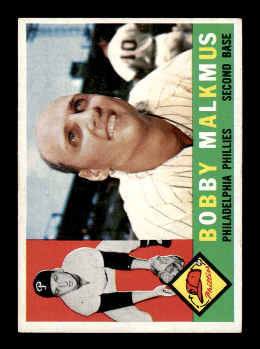1960 Topps #251 Bobby Malkmus - Philadelphia Phillies EX