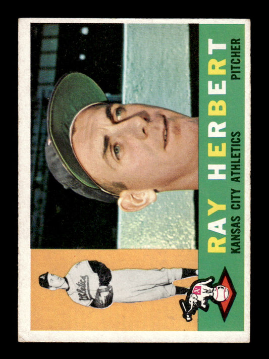 1960 Topps #252 Ray Herbert - Kansas City Athletics VGEX
