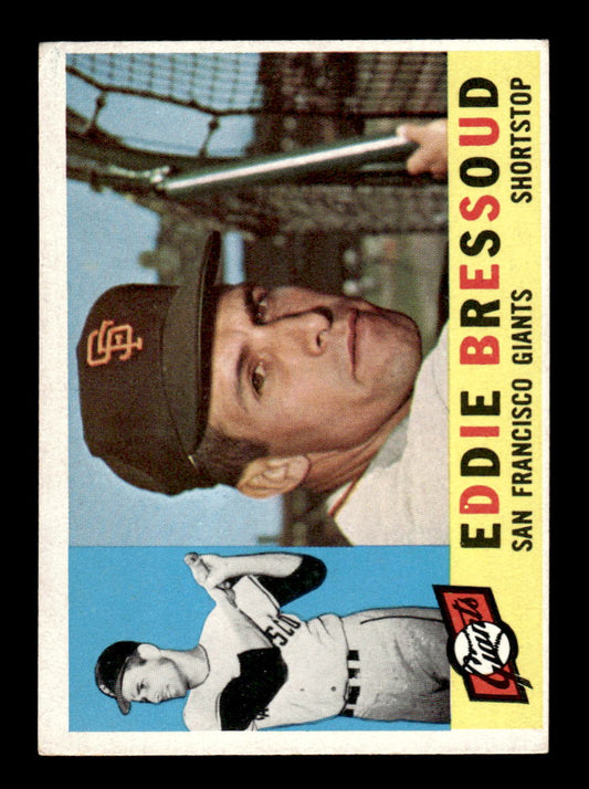 1960 Topps #253 Eddie Bressoud - San Francisco Giants EX