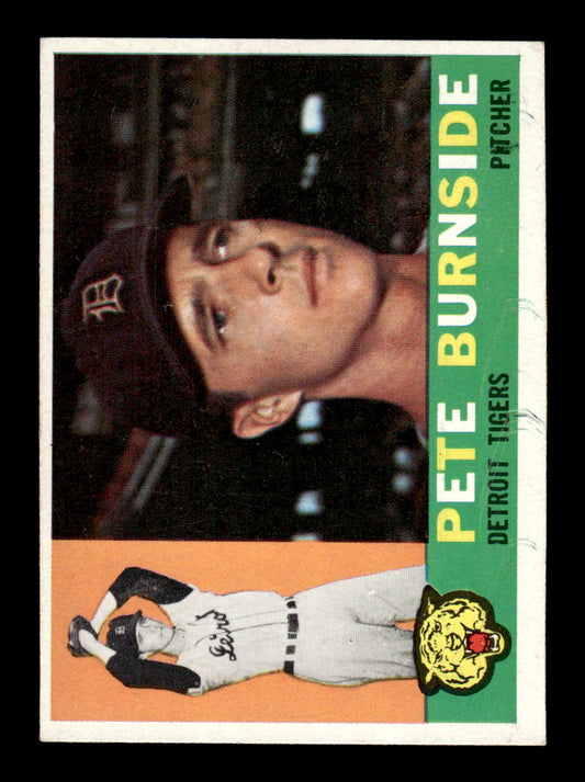 1960 Topps #261 Pete Burnside - Detroit Tigers EX