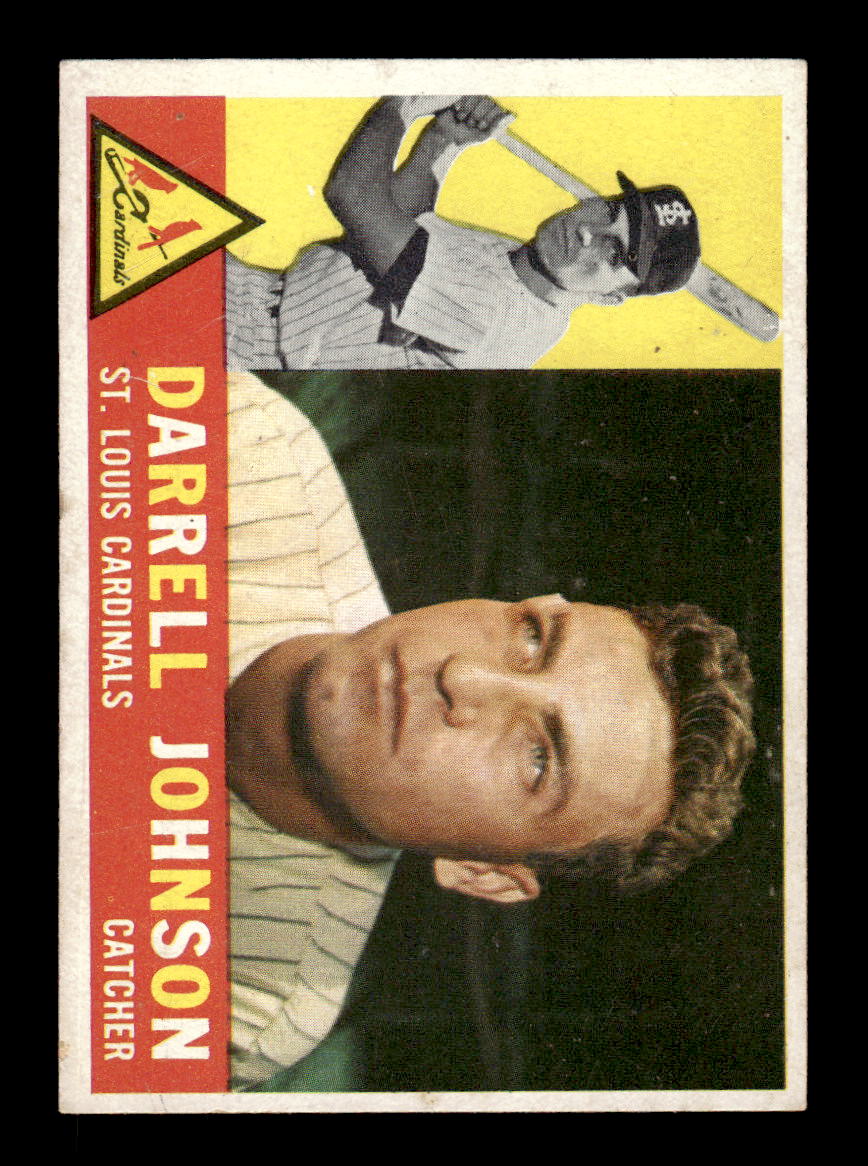 1960 Topps #263 Darrell Johnson - St. Louis Cardinals VGEX