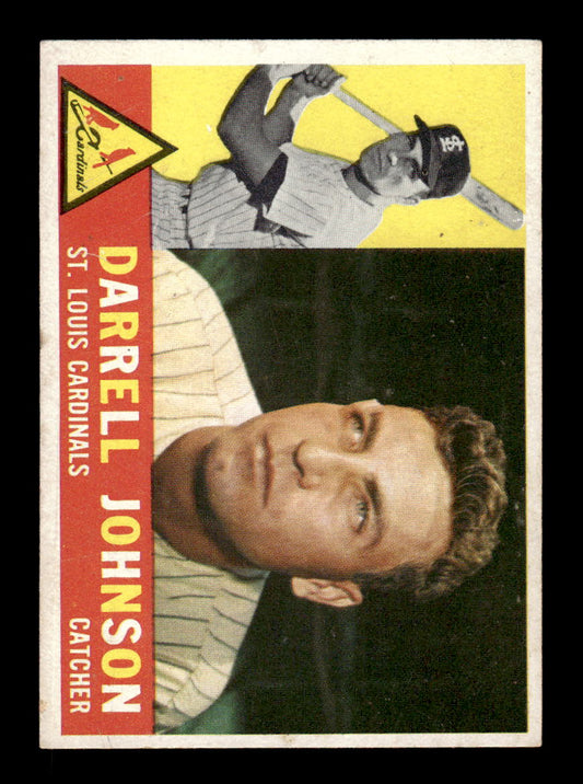 1960 Topps #263 Darrell Johnson - St. Louis Cardinals VGEX