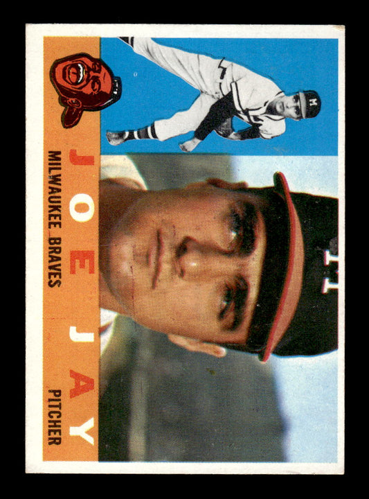 1960 Topps #266 Joe Jay - Milwaukee Braves EX
