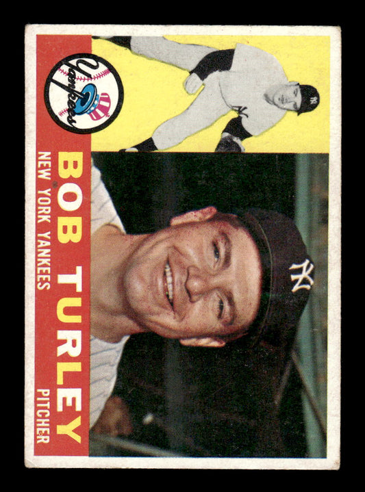 1960 Topps #270 Bob Turley - New York Yankees EX