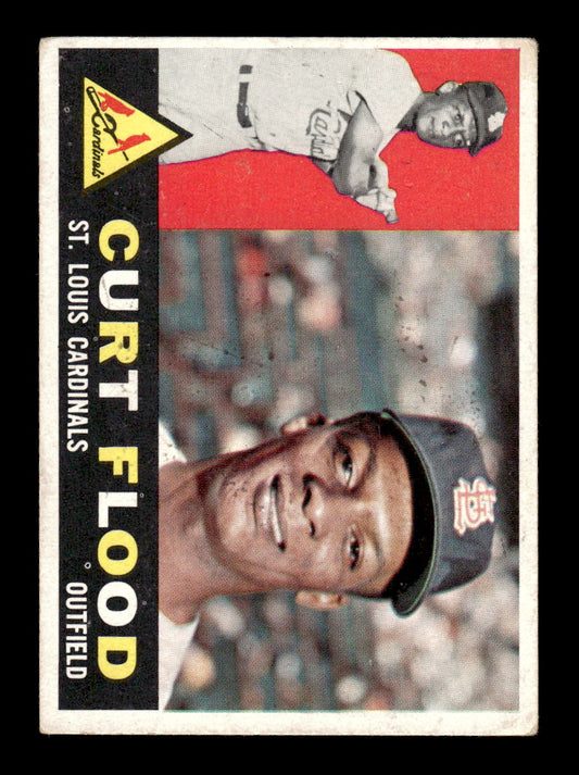 1960 Topps #275 Curt Flood - St. Louis Cardinals VGEX