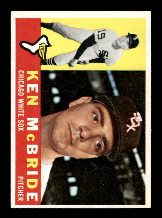 1960 Topps #276 Ken McBride - Chicago White Sox RC EXMT
