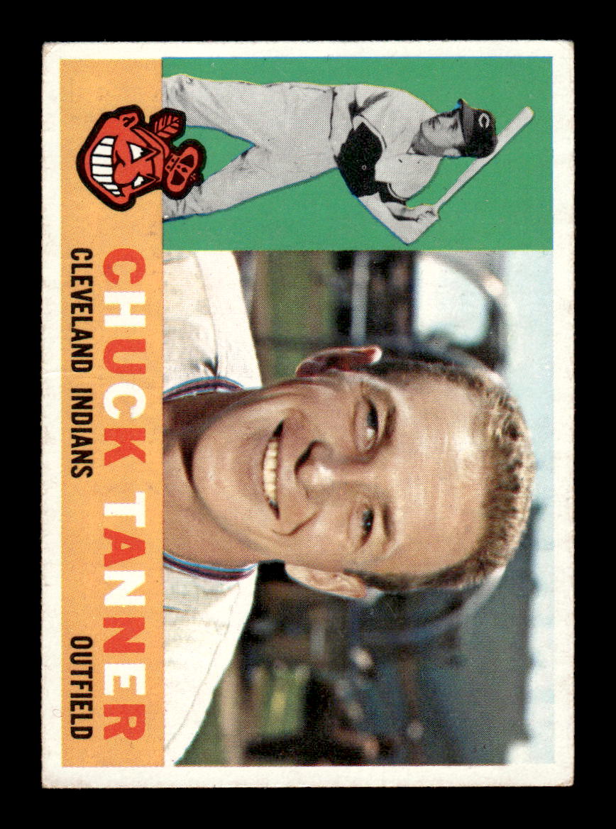1960 Topps #279 Chuck Tanner - Cleveland Indians EX