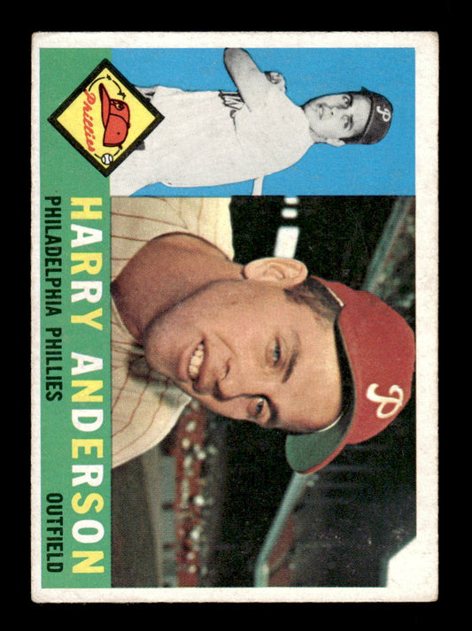 1960 Topps #285 Harry Anderson - Philadelphia Phillies EX