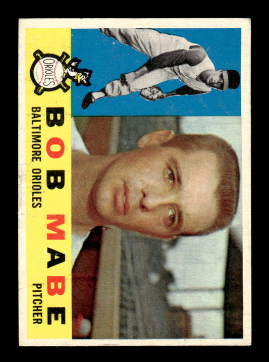 1960 Topps #288 Bob Mabe - Baltimore Orioles EX