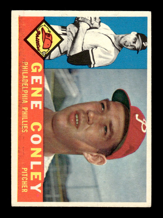 1960 Topps #293 Gene Conley - Philadelphia Phillies EX