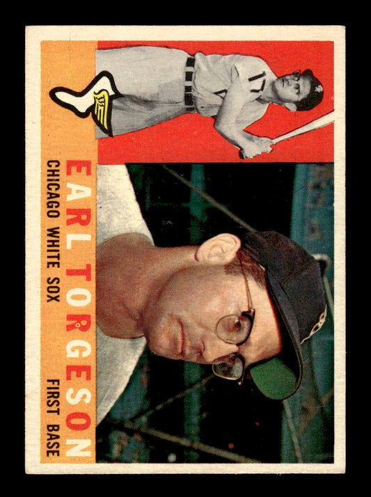 1960 Topps #299 Earl Torgeson - Chicago White Sox EX