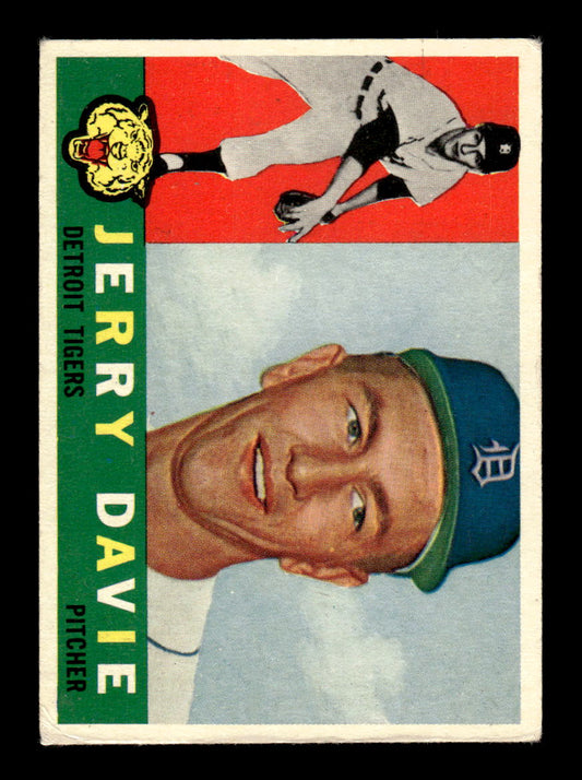 1960 Topps #301 Jerry Davie - Detroit Tigers VGEX