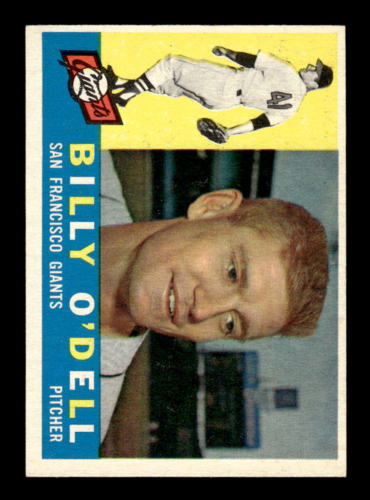 1960 Topps #303 Billy O'Dell - San Francisco Giants EX