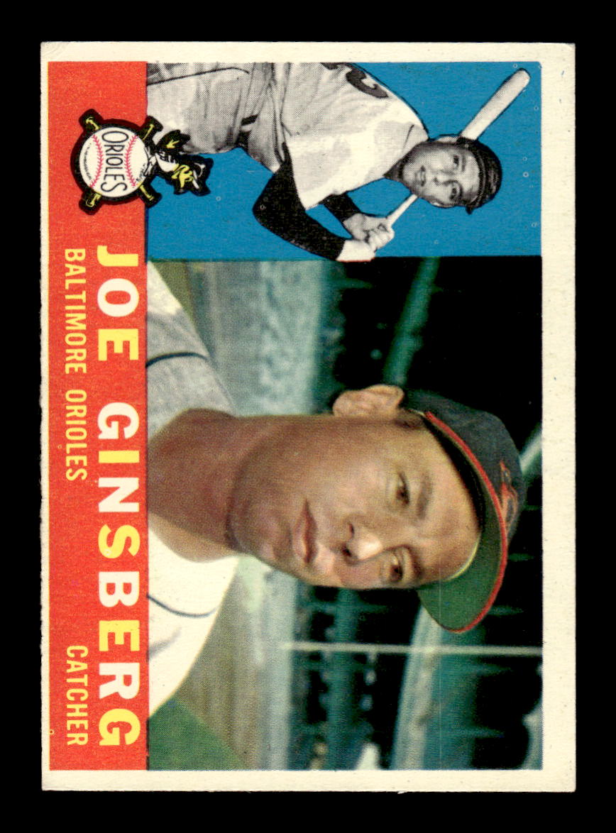 1960 Topps #304 Joe Ginsberg - Baltimore Orioles EX