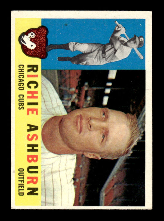 1960 Topps #305 Richie Ashburn - Chicago Cubs EX