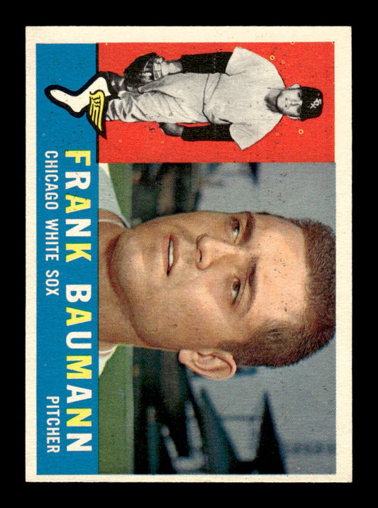 1960 Topps #306 Frank Baumann - Chicago White Sox EXMT