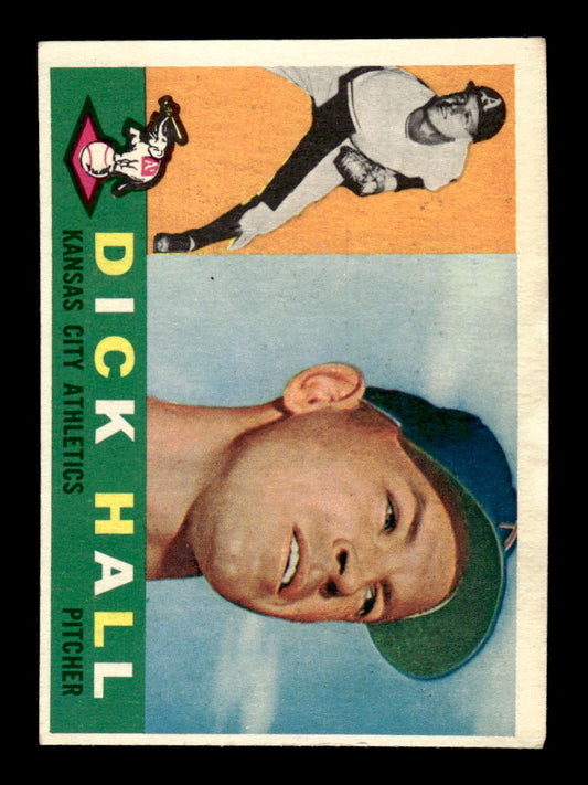 1960 Topps #308 Dick Hall - Kansas City Athletics EX
