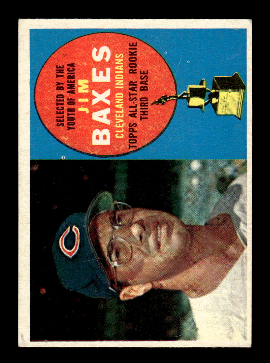 1960 Topps #318 Jim Baxes - Cleveland Indians EXMT