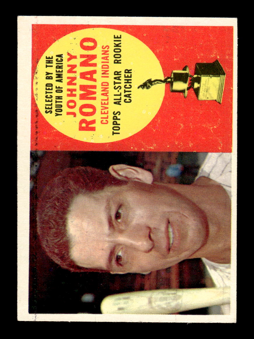 1960 Topps #323 Johnny Romano - Cleveland Indians EX