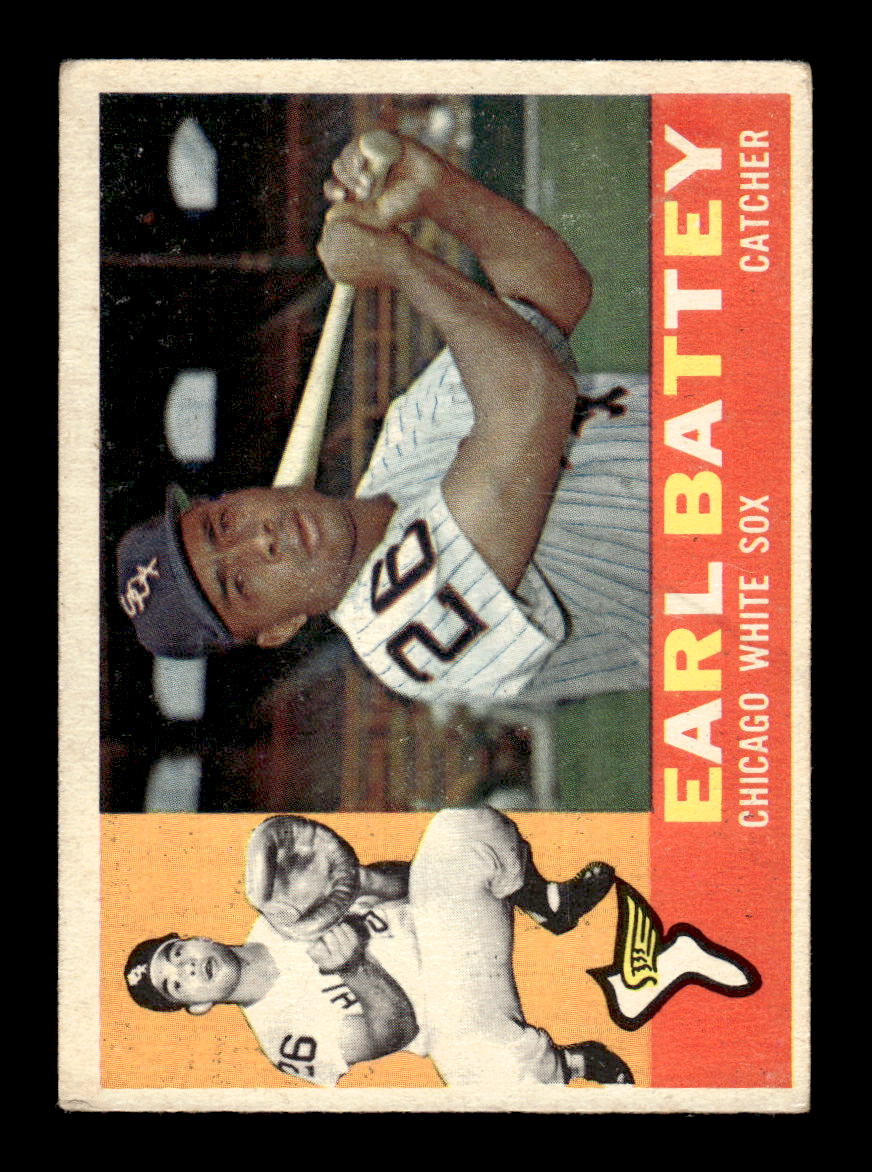 1960 Topps #328 Earl Battey - Chicago White Sox VG