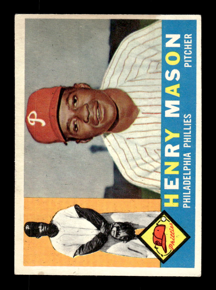 1960 Topps #331 Henry Mason - Philadelphia Phillies RC EX