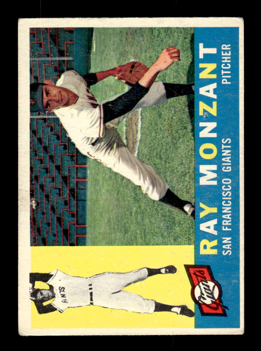 1960 Topps #338 Ray Monzant - San Francisco Giants VG