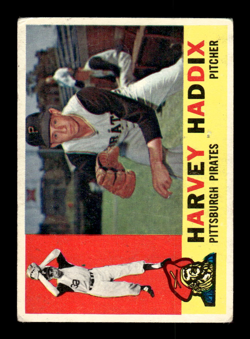1960 Topps #340 Harvey Haddix - Pittsburgh Pirates G (MK)