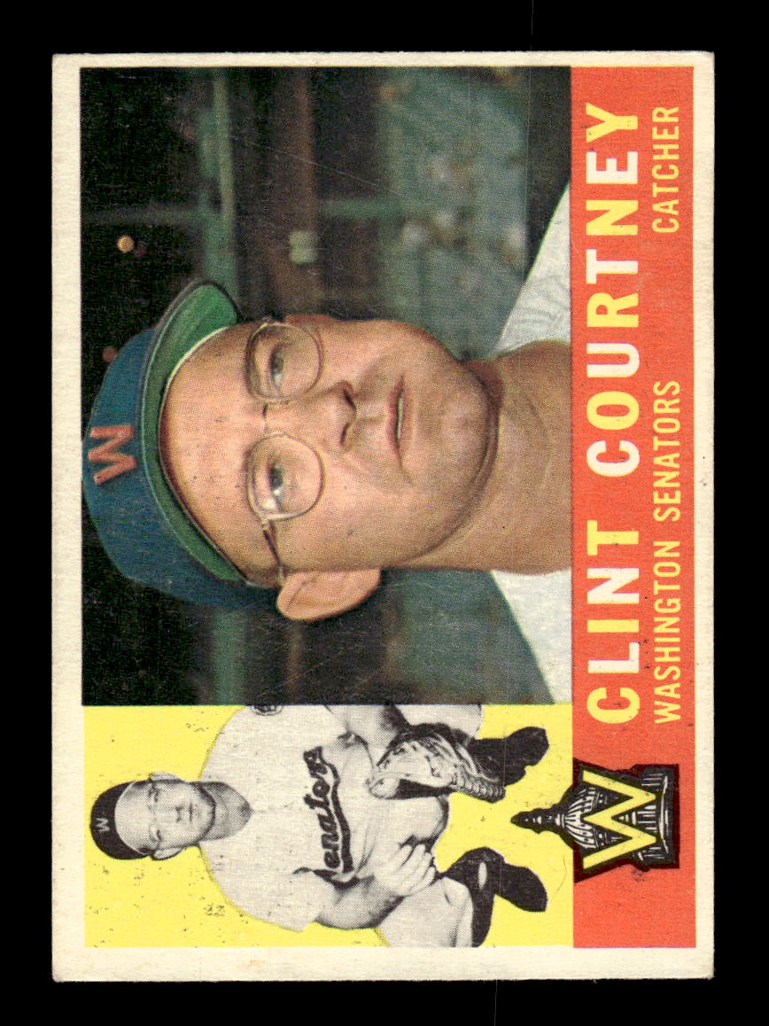 1960 Topps #344 Clint Courtney - Washington Senators EX