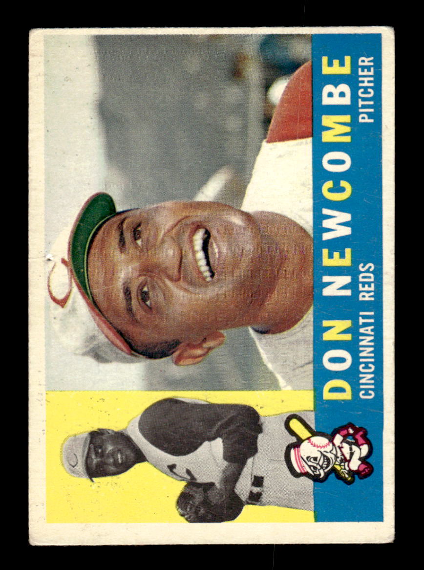 1960 Topps #345 Don Newcombe - Cincinnati Reds G (MK)