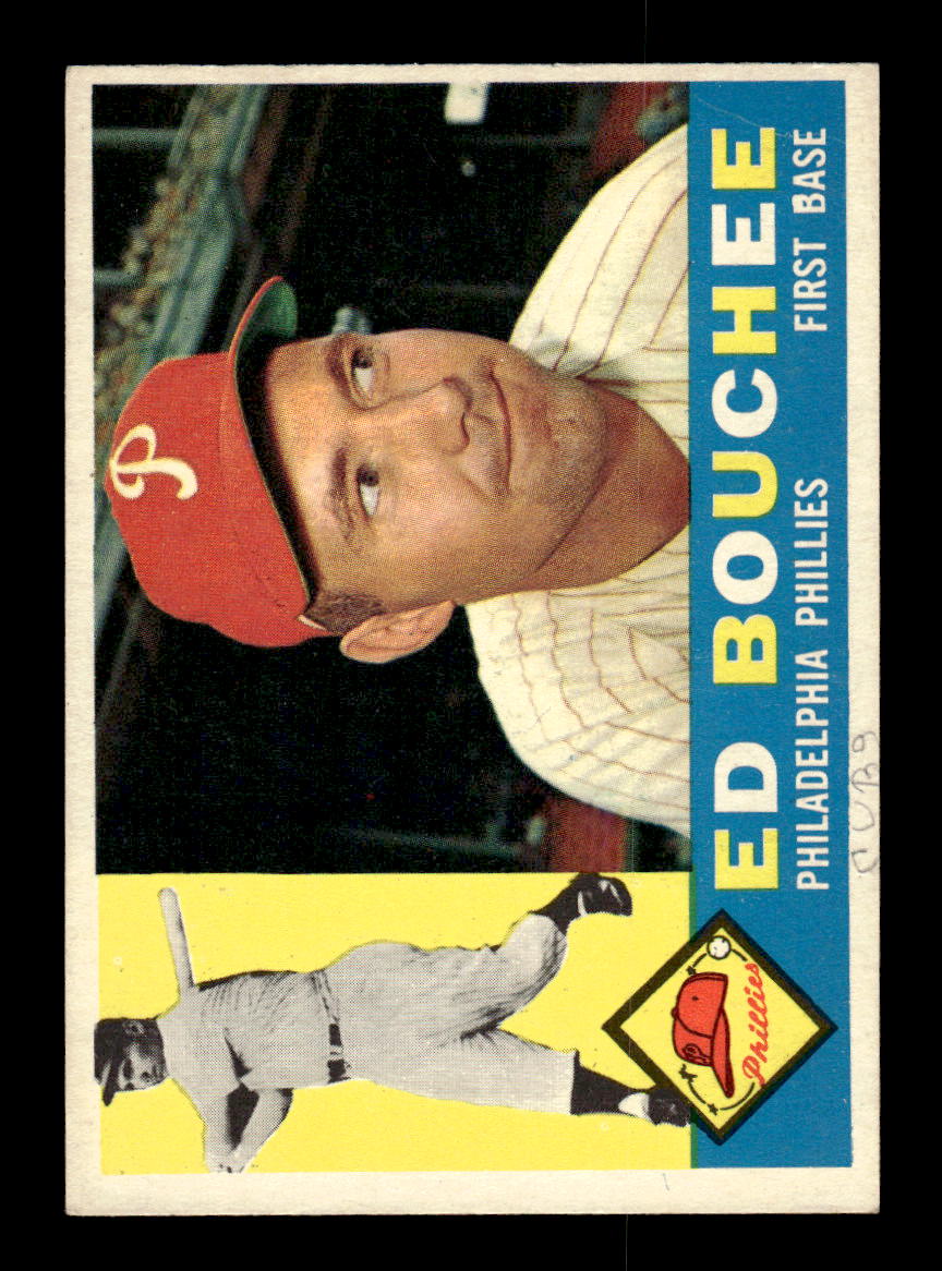1960 Topps #347 Ed Bouchee - Philadelphia Phillies EX