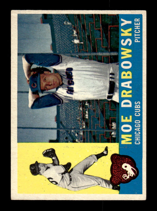 1960 Topps #349 Moe Drabowsky - Chicago Cubs VG