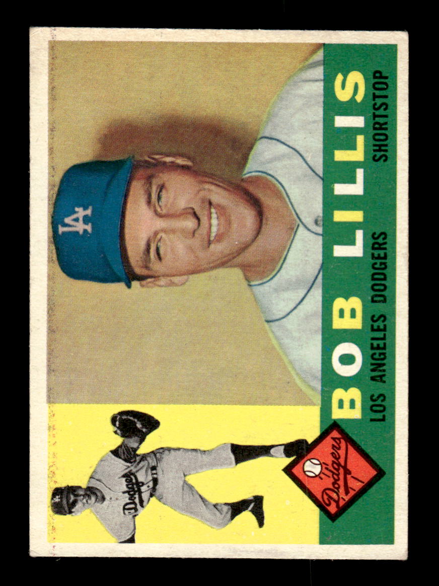 1960 Topps #354 Bob Lillis - Los Angeles Dodgers EX