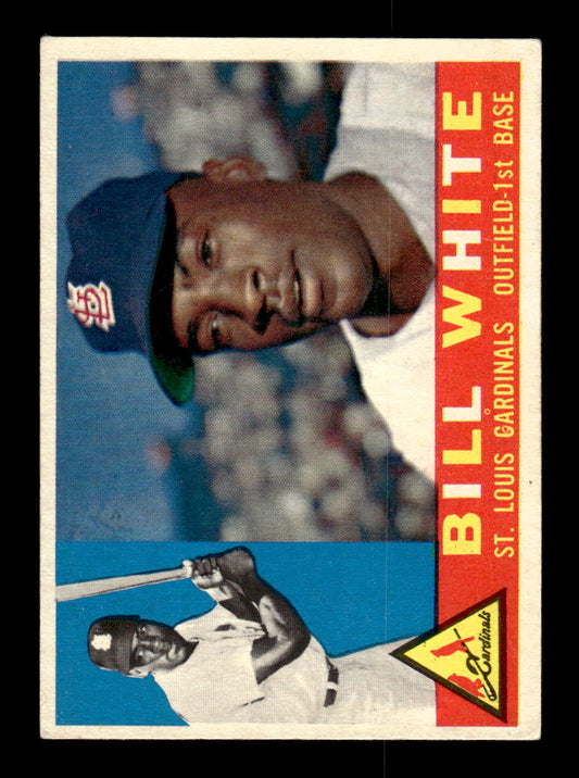 1960 Topps #355 Bill White - St. Louis Cardinals EX
