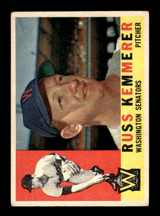 1960 Topps #362 Russ Kemmerer - Washington Senators VG (MK)