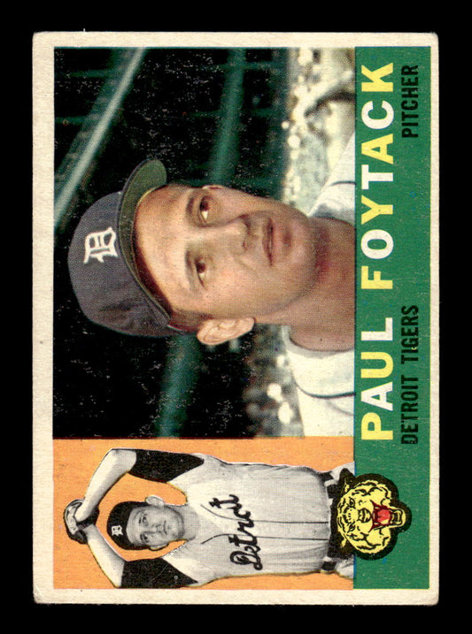 1960 Topps #364 Paul Foytack - Detroit Tigers VG (MK)