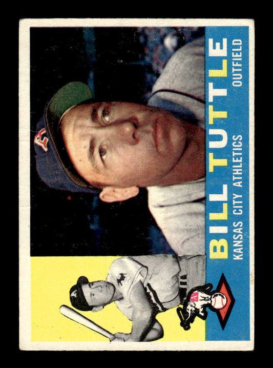 1960 Topps #367 Bill Tuttle - Kansas City Athletics VG