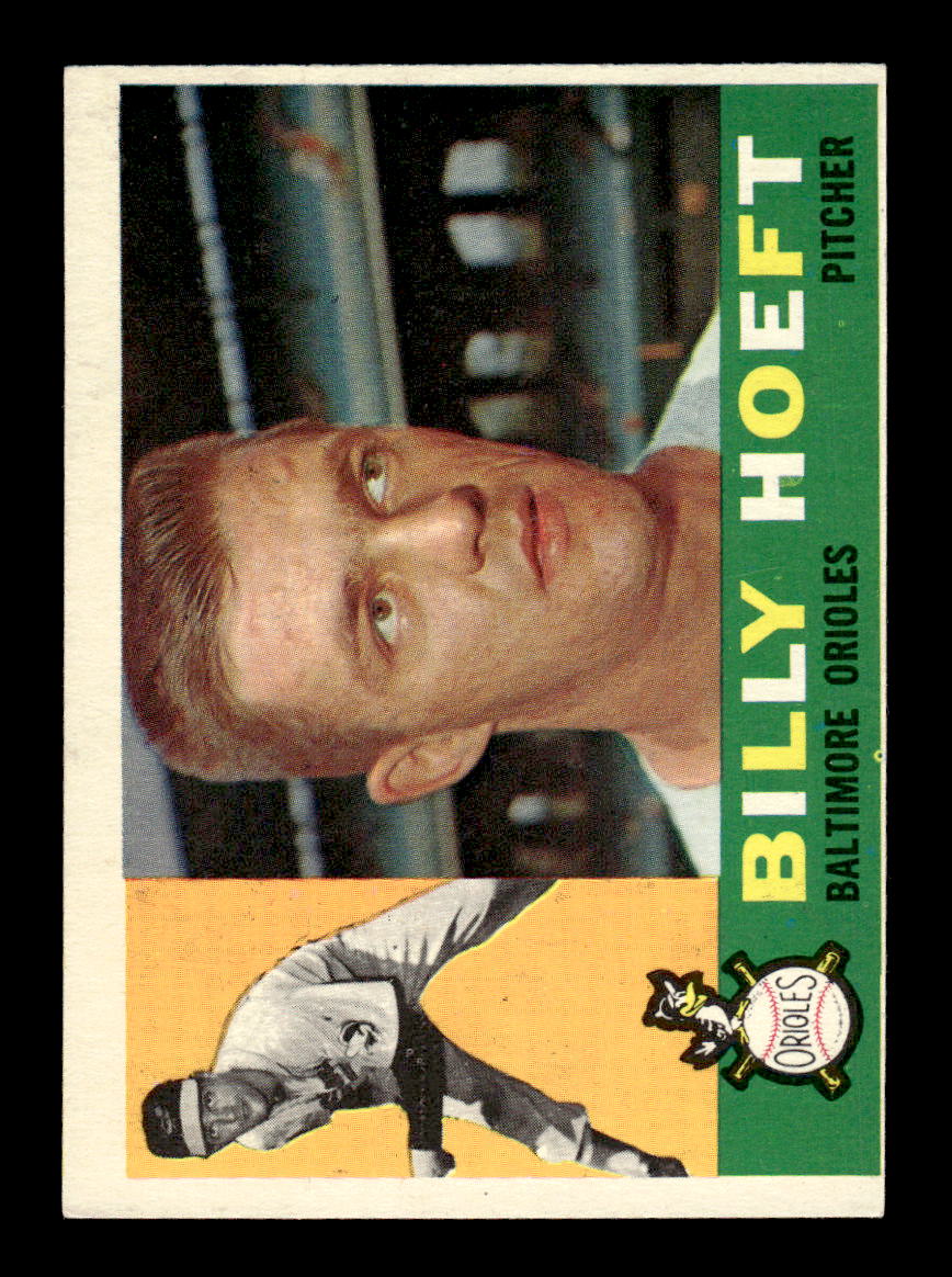 1960 Topps #369 Billy Hoeft - Baltimore Orioles VGEX