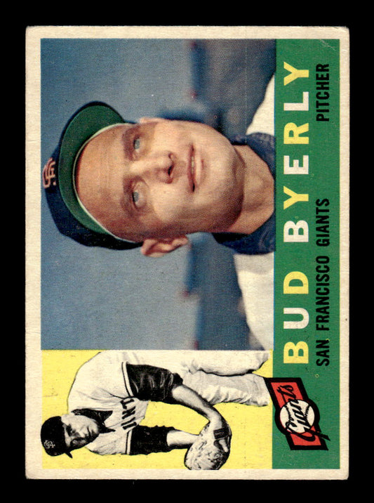 1960 Topps #371 Bud Byerly - San Francisco Giants VGEX