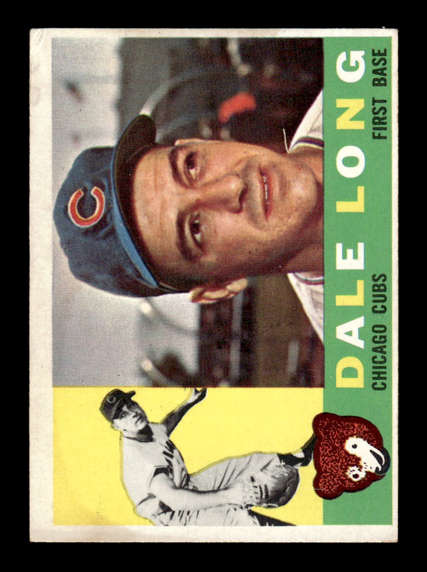 1960 Topps #375 Dale Long - Chicago Cubs VG