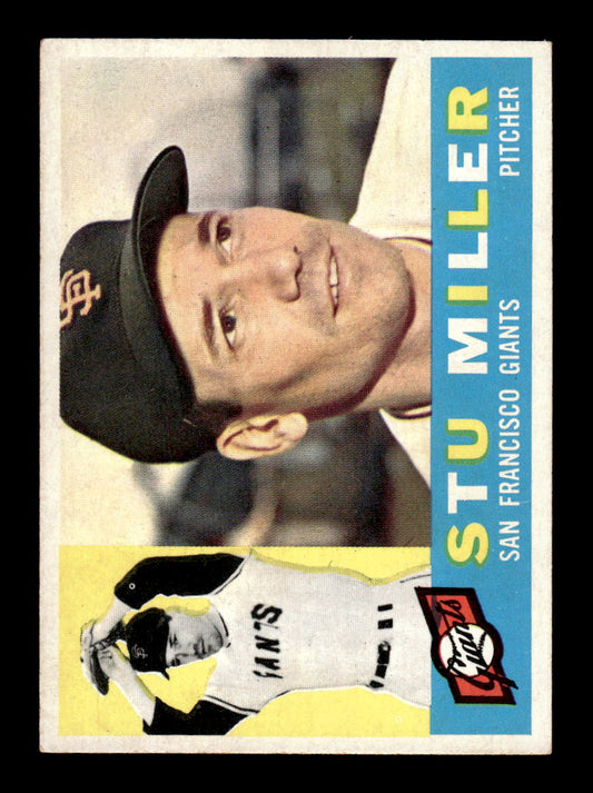1960 Topps #378 Stu Miller - San Francisco Giants VGEX
