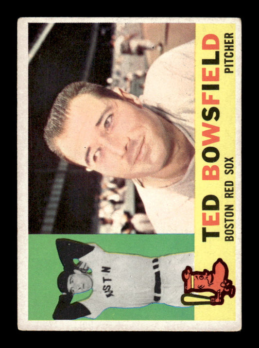 1960 Topps #382 Ted Bowsfield - Boston Red Sox VGEX
