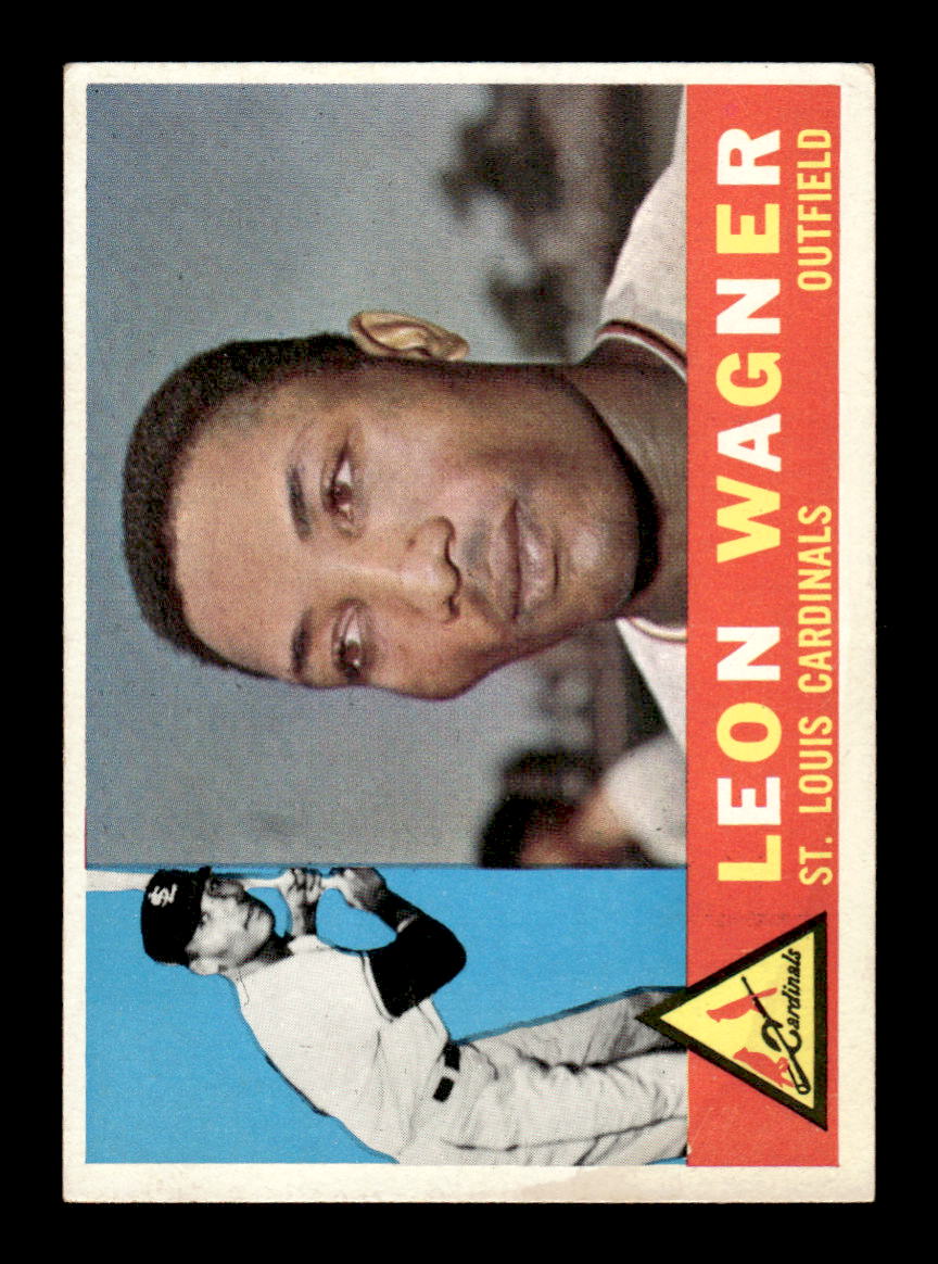1960 Topps #383 Leon Wagner - St. Louis Cardinals EX