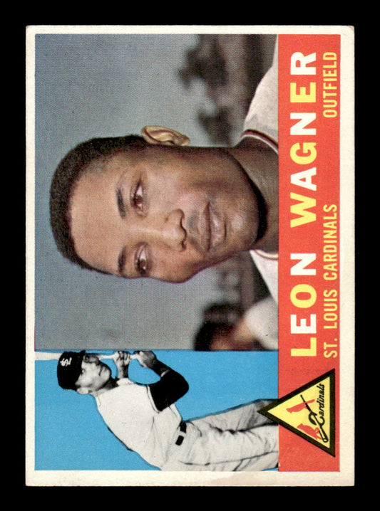 1960 Topps #383 Leon Wagner - St. Louis Cardinals EX