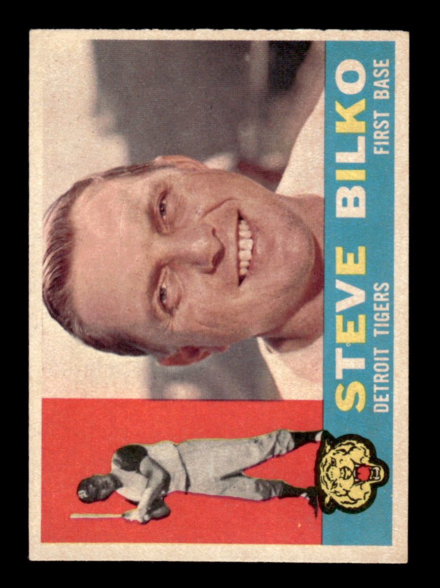 1960 Topps #396 Steve Bilko - Detroit Tigers EX