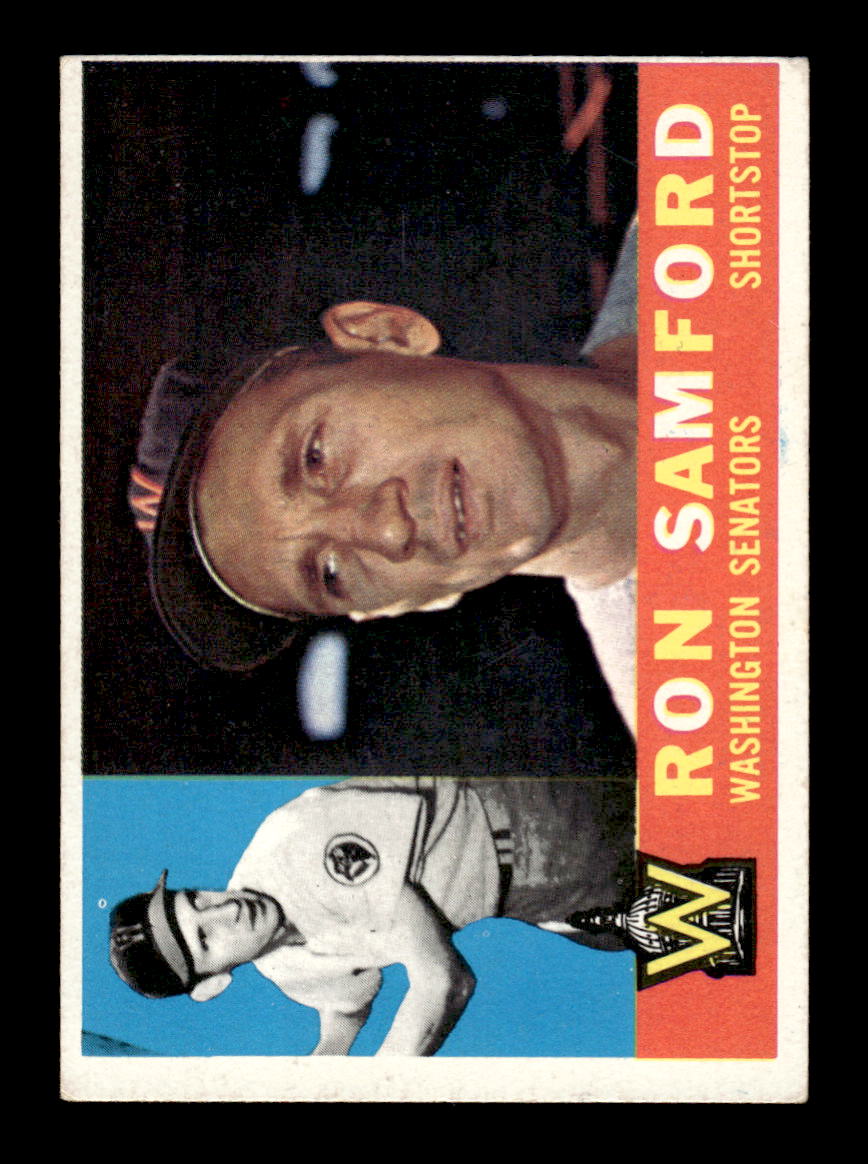 1960 Topps #409 Ron Samford - Washington Senators EX
